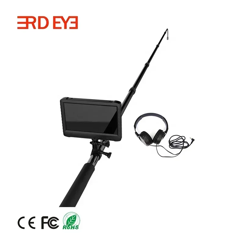 2025HD 1080P 5M Telescopic Pole Digital Infrared Camera Earthquake Rescue Equipment CCTV Audio Video Life Detector