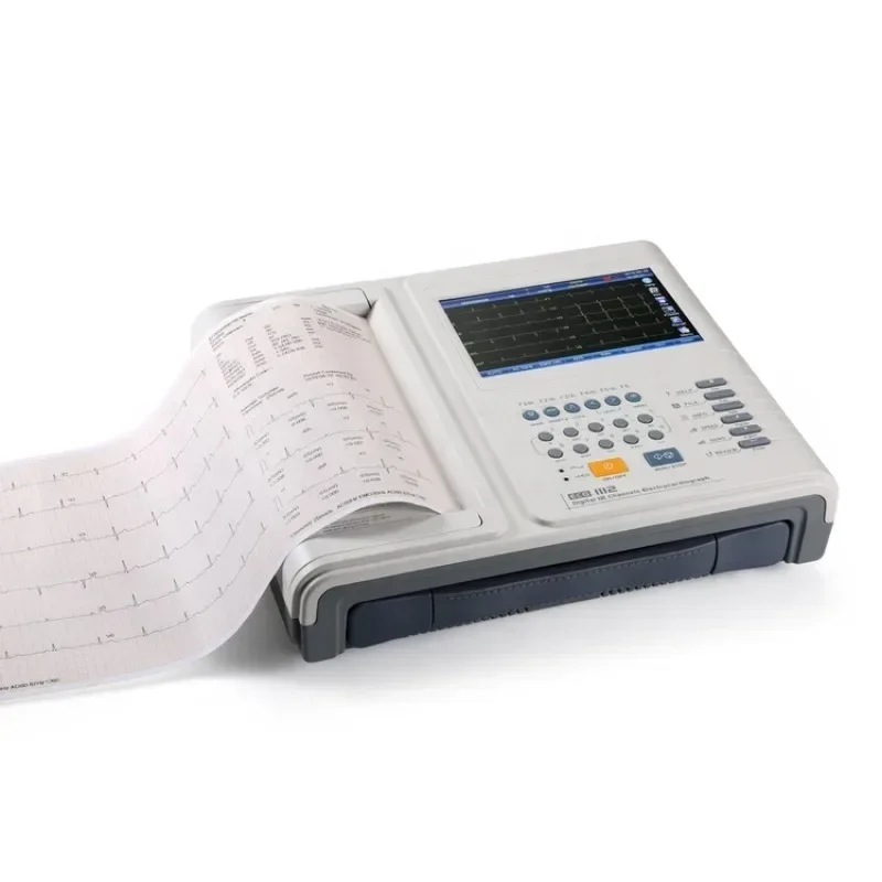 For Touch Screen Digital 12-Channel ECG Wireless 12 Lead PC Based ECG Data Fast Transmitted 3 Channel ECG Machine