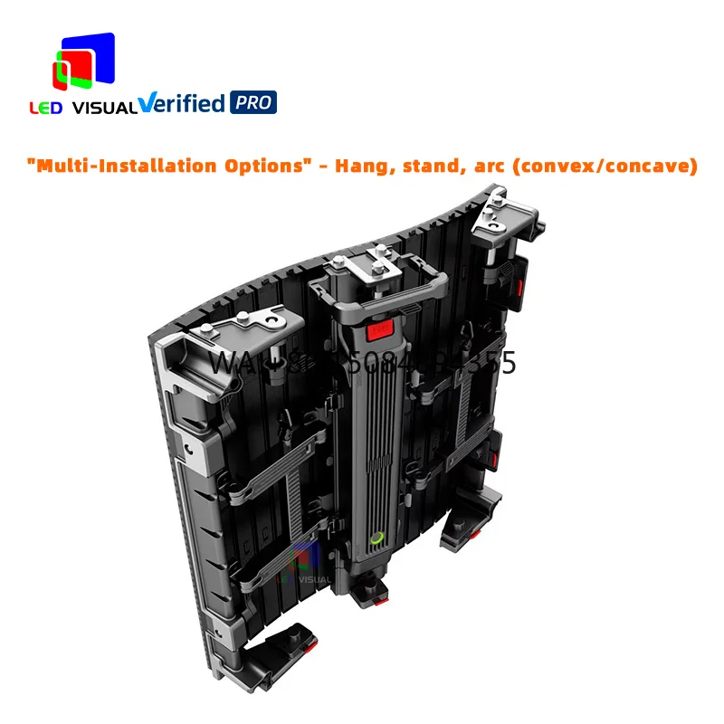 

LED VISUAL Outdoor Seamless Splicing P2.6 P2.9 P3.91 P4.8 Stage Background LED Video Wall Flexible Rental Display Screen