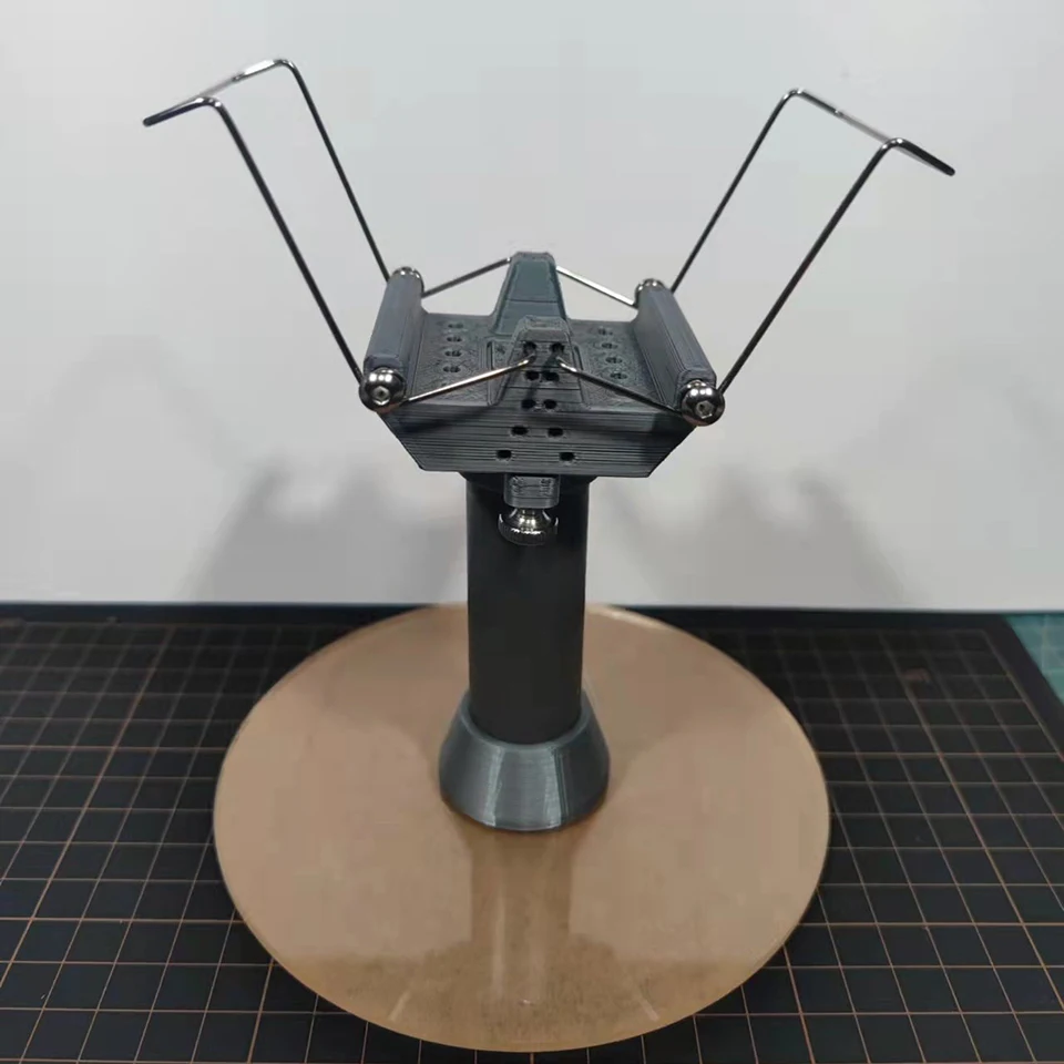 

Spray Paint Turntable Rotating/Fixed Stand for Model Painting -Adjustable Holder for Car Body, Airbrushing, Hobby Craft T08