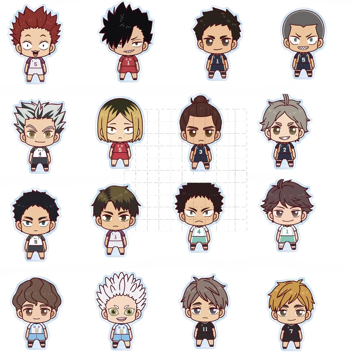 Game Oikawa Toru Kozume Kenma Kuroo Tetsurou Iwaizumi Hajime Mini Figure Doll Anime Acrylic Stand Model Cosplay Toy Gift