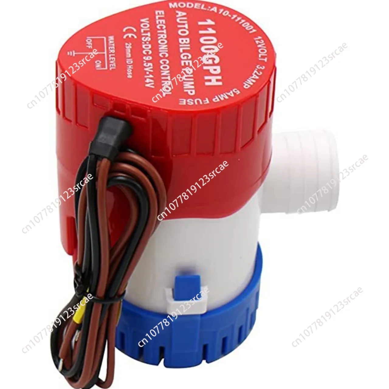 

Новый электронный автоматический насос для морской воды 12 В постоянного тока, трюмный дренажный насос, автоматический погружной насос для яхты, морской водяной насос