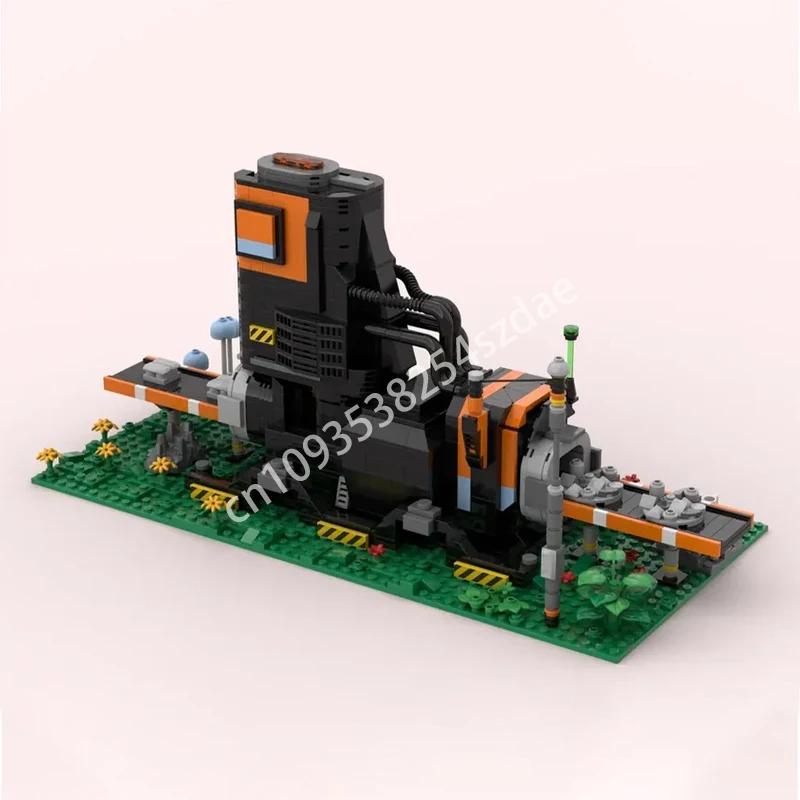 

1243pcs MOC Satisfactory Smelter Building Blocks Adult STEAM Learning Brick Children Kids Birthday Christmas toy Gift