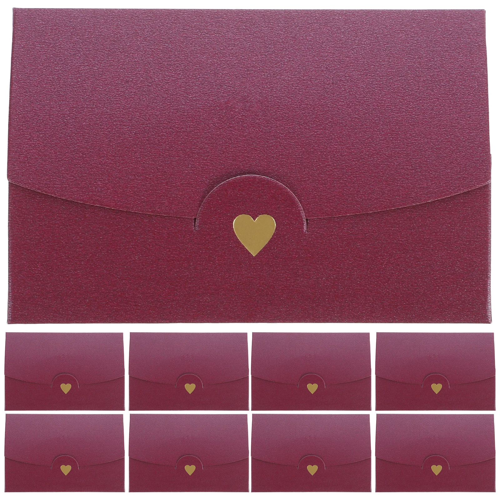 

20pcs Colored Small Envelopes Greeting Cards Invitation 10 5x7cm Pearl White Gold Multi Function Eid Mubarak Envelope