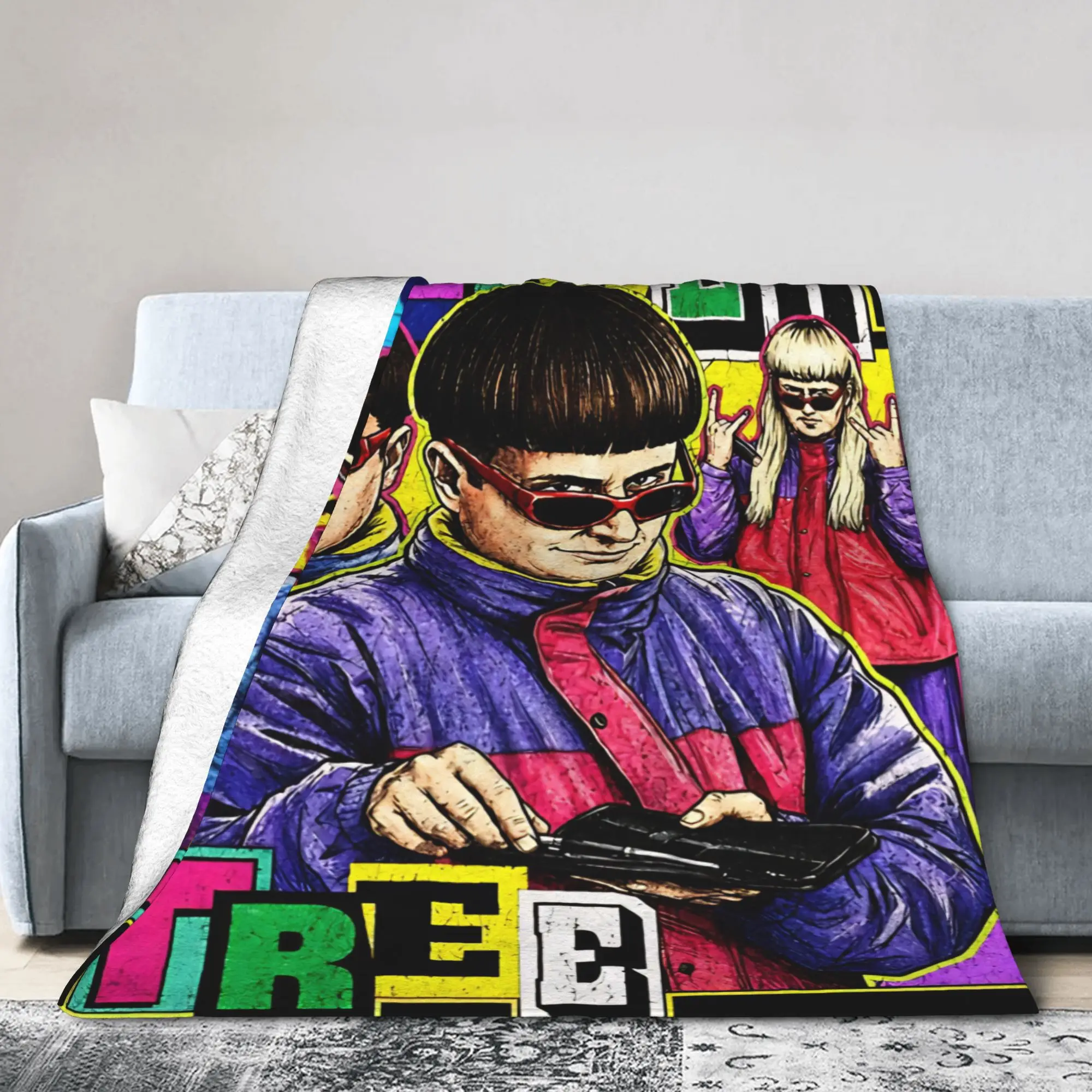 Oliver Tree Rest In Peace 1993 to 2026 Memorial Flannel Blanket  Vintage Throw Blankets for Home 125*100cm Plush Thin Quilt