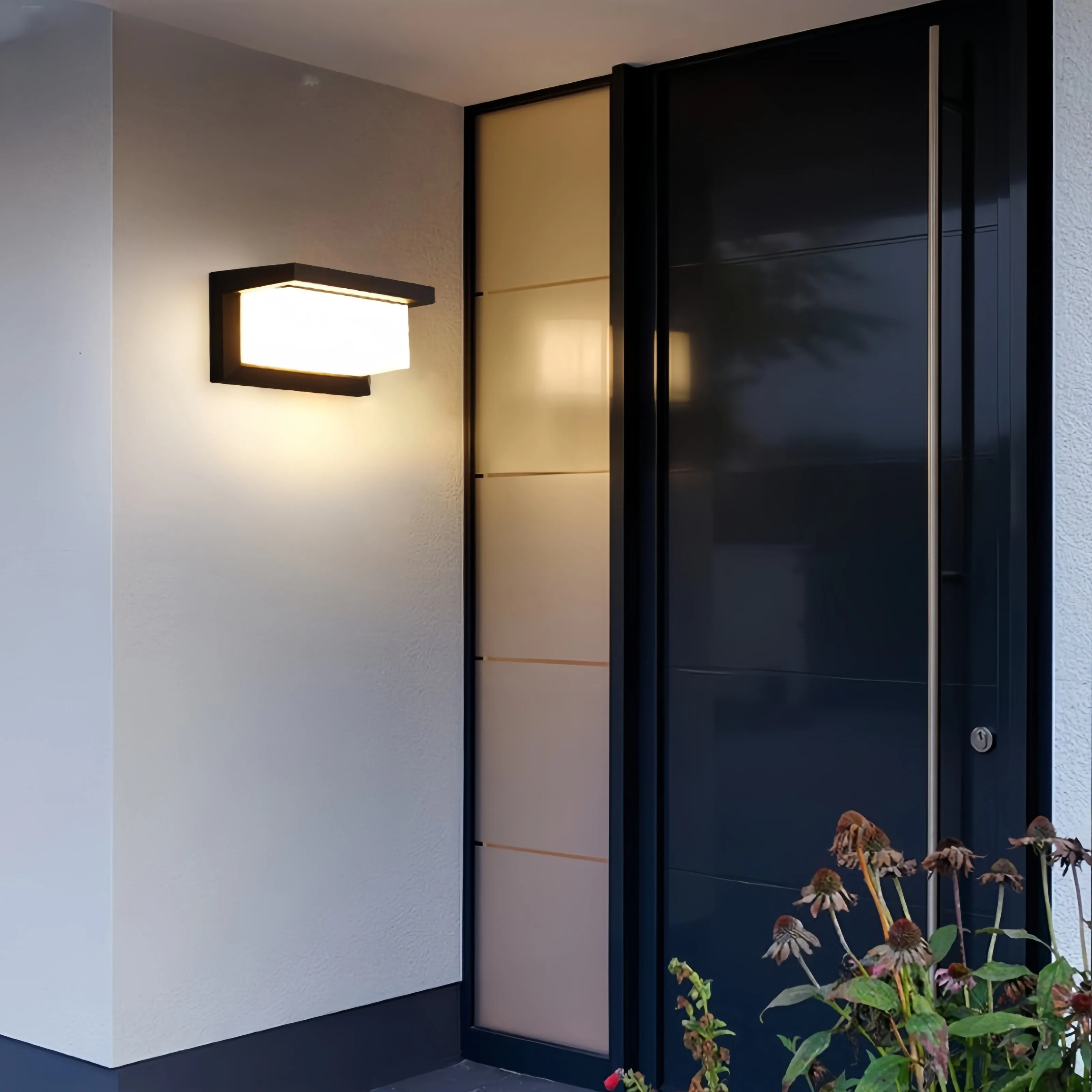 Lumières extérieures de LED IP65 lampe de mur extérieure imperméable AC85-265V la lumière de capteur de mouvement a mené la lumière extérieure de mur éclairage extérieur