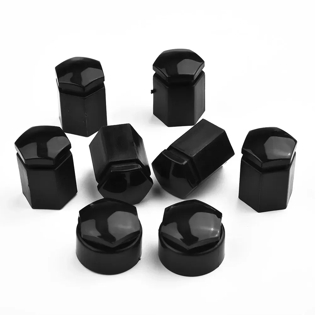 High Quality Parts 100% Brand New WHEEL NUT COVERS 19MM Accessories Black Durableuseful LOCKING CAP Replacement