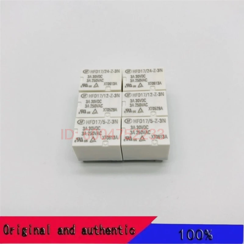 10PCS HFD17-5/12-24-Z-3N group conversion 5-pin 3A250VAC Hongfa relay 5V12V24VDC