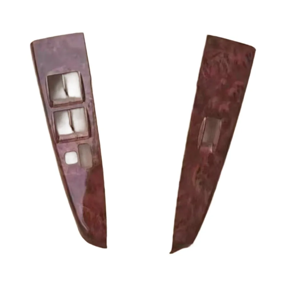  4PCS Car Window Control Switch Panel Modified Decoration Covers  For Toyota For Hilux For Fortuner For VIGO 2005-2014