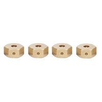 8PCS Brass 12Mm Hex Wheel Hub Adapter For YK4102 YK4103 YK4082 YK6101 Yikong RC Crawler Car Upgrade Parts