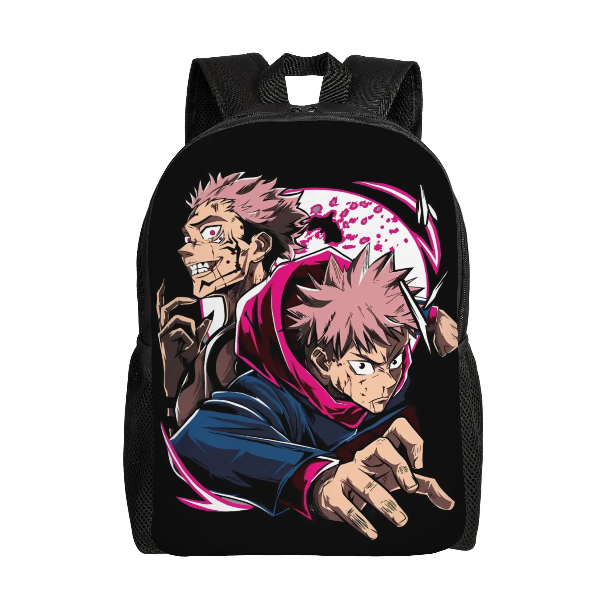 mochila-casual-jujutsu-kaisen-itadori-presente-para-estudantes-mochila-de-viagem-e-caminhada-mochila-de-anime-japones-para-homens-e-mulheres-bolsa-de-ombro-para-laptop