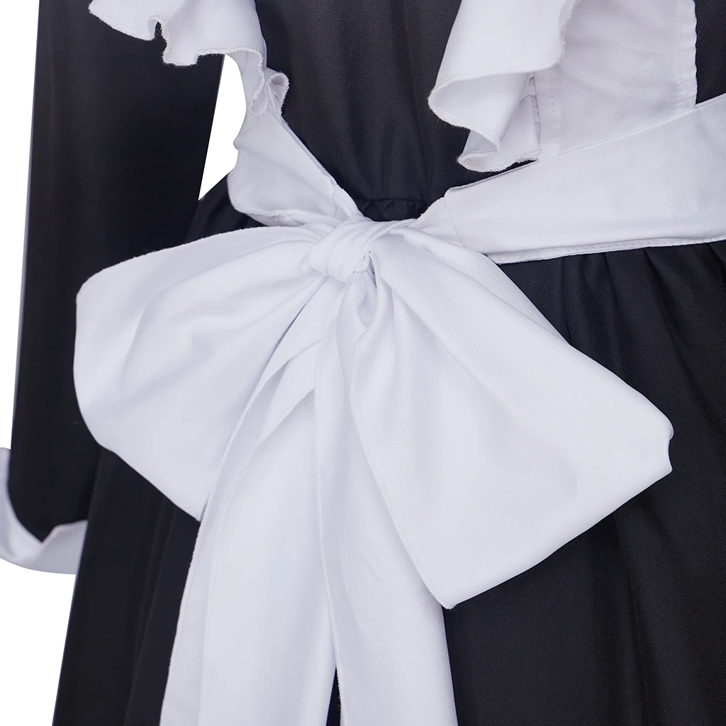 Anime Shizuku Hasei Cosplay Undead Girl·Murder Farce Costume da cameriera da donna Grembiule Halloween Cosshow Party Outfit