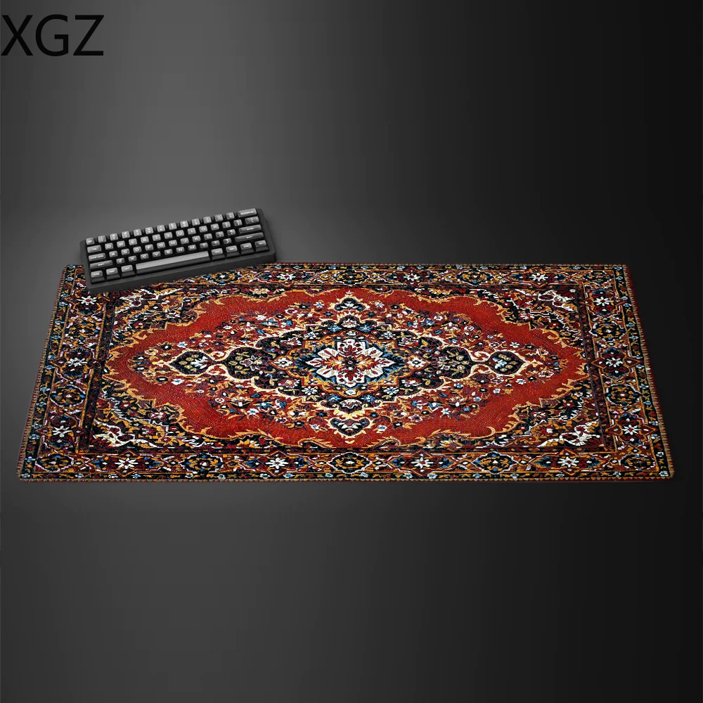 XXL exquisite Persian carpet large mouse pad game table mat accessories suitable for players gaming office washable non-slip