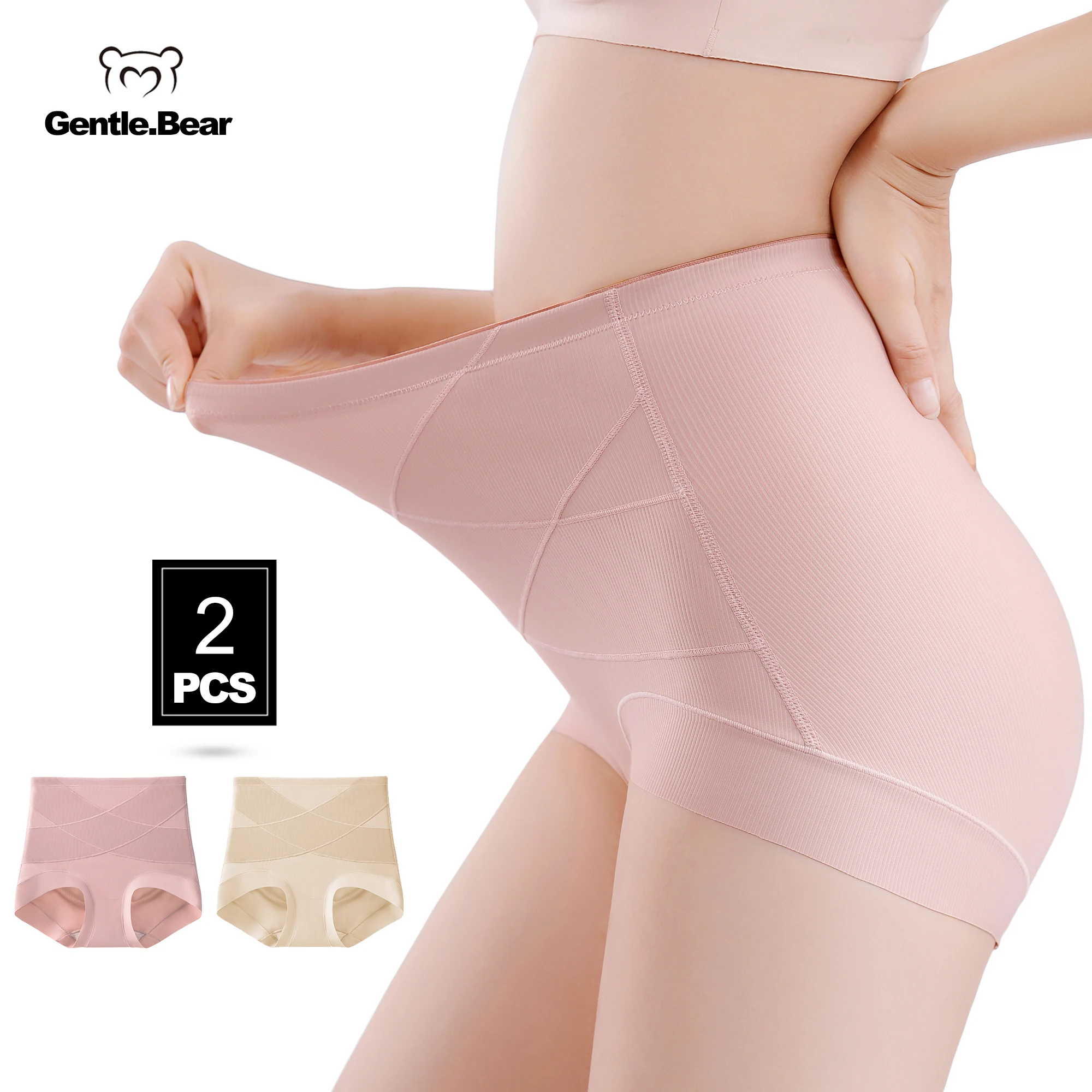 GENTLE. BEAR High Waist Underwear for Women,Tummy Control Shapewear Briefs , Body Shaper Underwear,All-Day Comfort，New Design