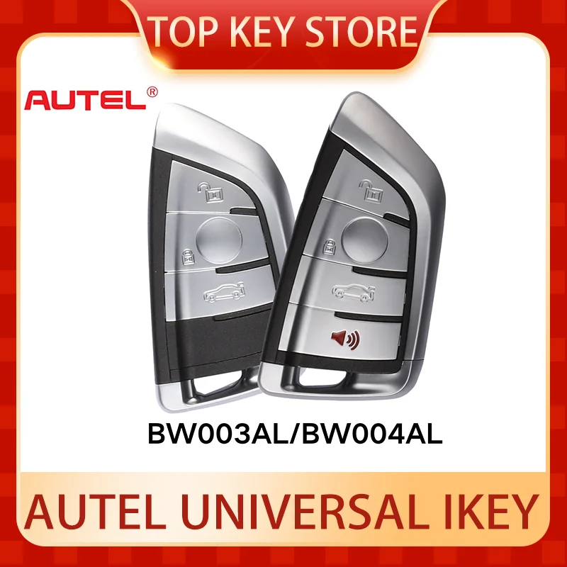 AUTEL IKEY TY004AL TY003AL TY003BL TY8A3AL TY8A4AL BW003AL BW004AL LR005AL AT003AL AT003BL AT004CL Universal Smart KeyKM100IM508