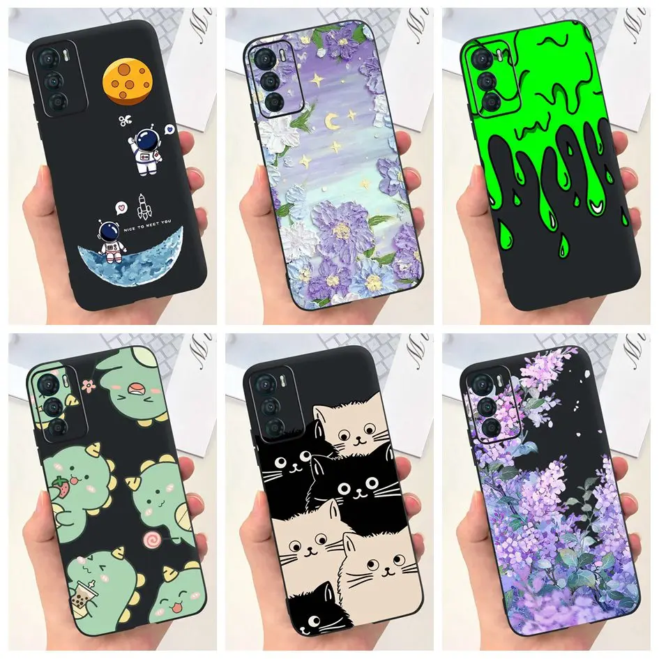 For Motorola Moto G22 G32 Case ‎XT2231-2 XT2235-2 XT2235-3 Silicone Cover Popular Flower Shockproof Soft Funda For Moto G42 Capa