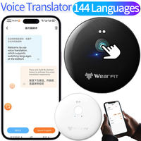 Smart AI Phone Assistant Language Voice Translator Bluetooth-Compatible 5.4 Language Translator Device for Business Study Travel