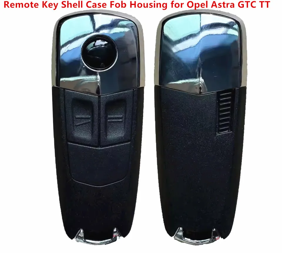 Keyecu Replacement 2 Button Car Remote Key Shell Case Fob Housing For Opel Astra GTC TT 2-Door Roadster Zafira No LOGO