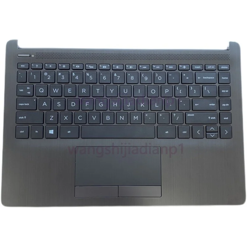 New for HP 14S-CF DF DK CR C case backlit keyboard, palm rest, grey L24817-001