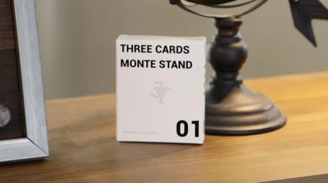 

Three Cards Monte Stand by Jeki Yoo - Magic tricks (Instant Download)