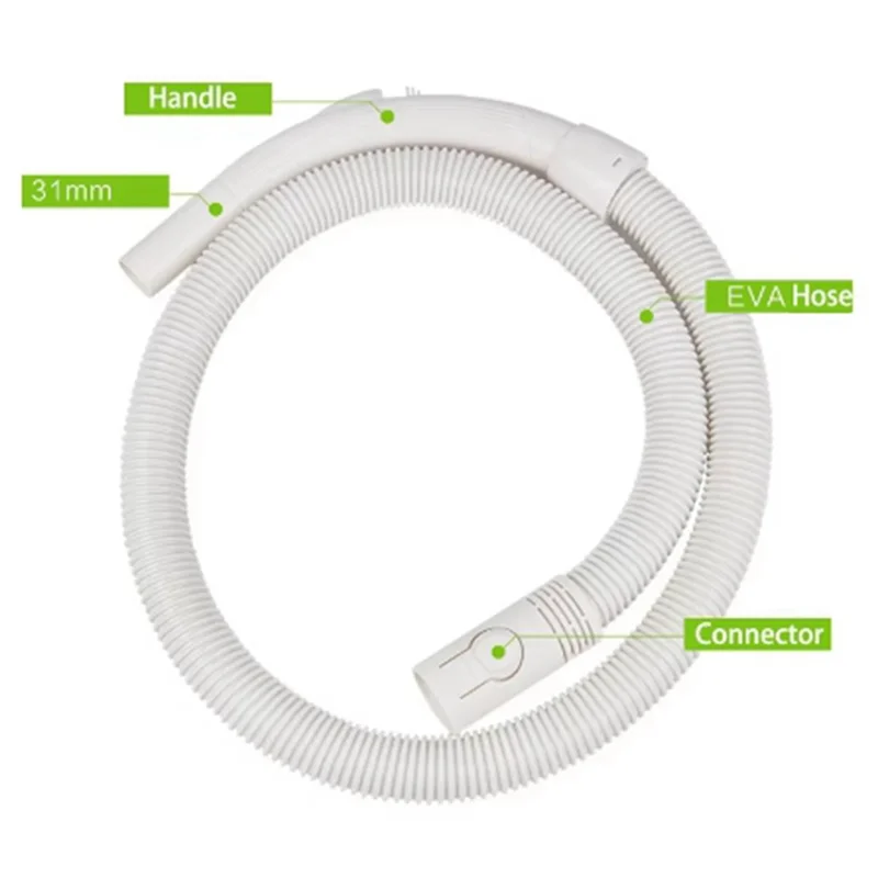 A83G-خرطوم مرن أبيض، مجموعة أدوات المقبض للمكنسة الكهربائية FC5225 5822 5826 5828 خرطوم 1.8 متر