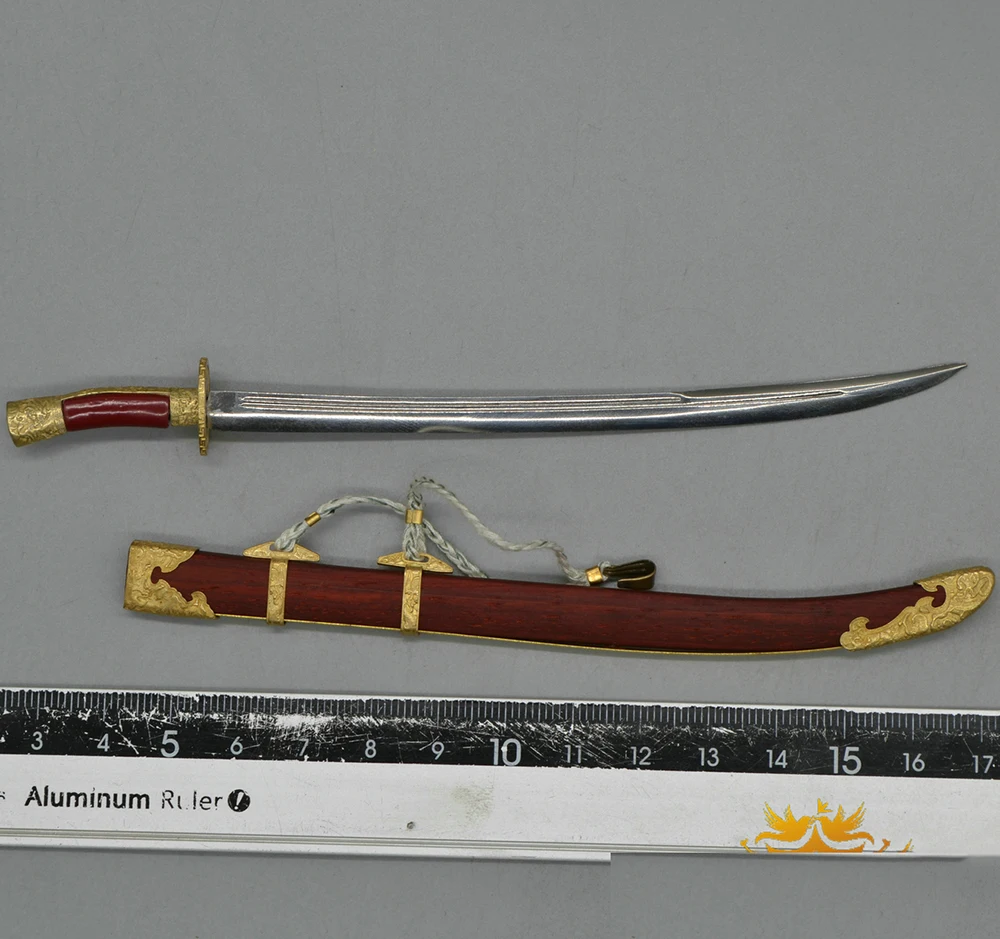 1/6 KOC-003 Vintage Qing Dynasty Soldier General Male Waist Knife Toys Model Can't be Fired 12