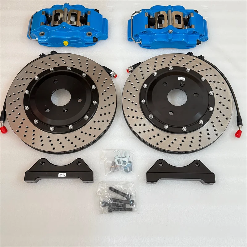Jekit 4 الأواني 330x28 مللي متر قرص محفور PCD 5x98 جديد ألفا روميو GT/147/156 الفرامل الفرجار لشركة فولكس فاجن جولف لاند روفر شيري A7 الألومنيوم