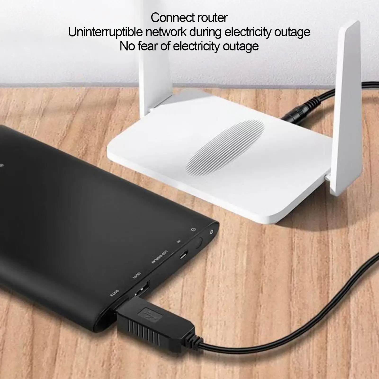 Usb خط تعزيز الطاقة تيار مستمر 5 فولت إلى تيار مستمر 9 فولت/12 فولت تصعيد وحدة USB إلى تيار مستمر تحويل كابل لطاولة المروحة 2.1x5.5 مللي متر التوصيل
