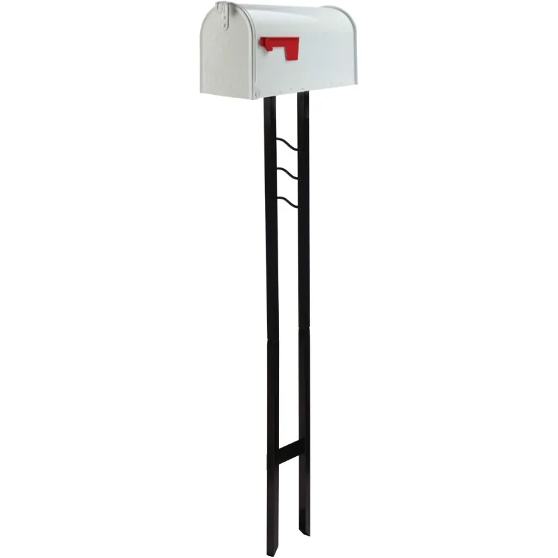 

Architectural Mailboxes Mailbox to Go Galvanized Steel Mailbox and Post Kit, MC110WEC, White, Medium Capacity