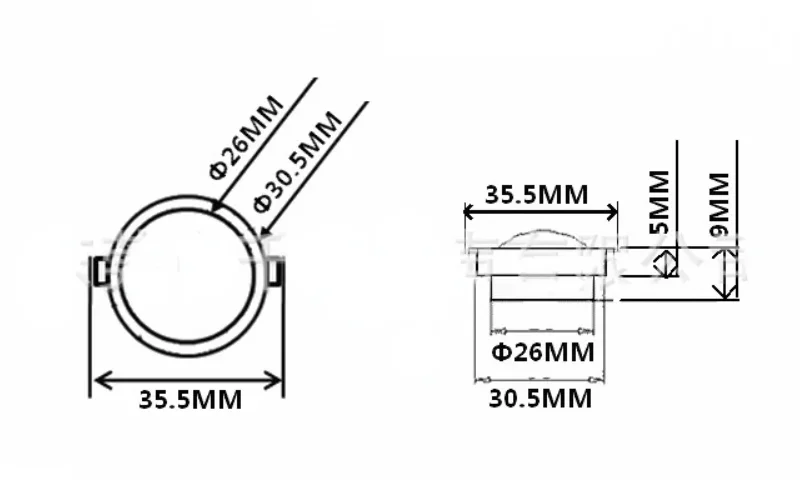 SOTAMIA 2Pcs Mini Hochtöner Audio Lautsprecher 30mm 4/6/8 Ohm 10W Seide Film Höhen Lautsprecher Neodym Lautsprecher DIY Home Audio