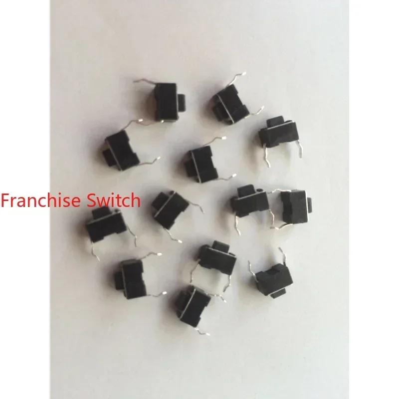 10PCS TP-1107W Touch Switch 3*6*5mm Miniature Key Copper Pin Inserted Into 2 Pins 3X6X5.