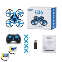 JJRC H36 Mini Rc Drone 360° Flip Headless Mode Remote Control Quadcopter with 1/2/3 Battery Remote Control Drone Toys For Kids