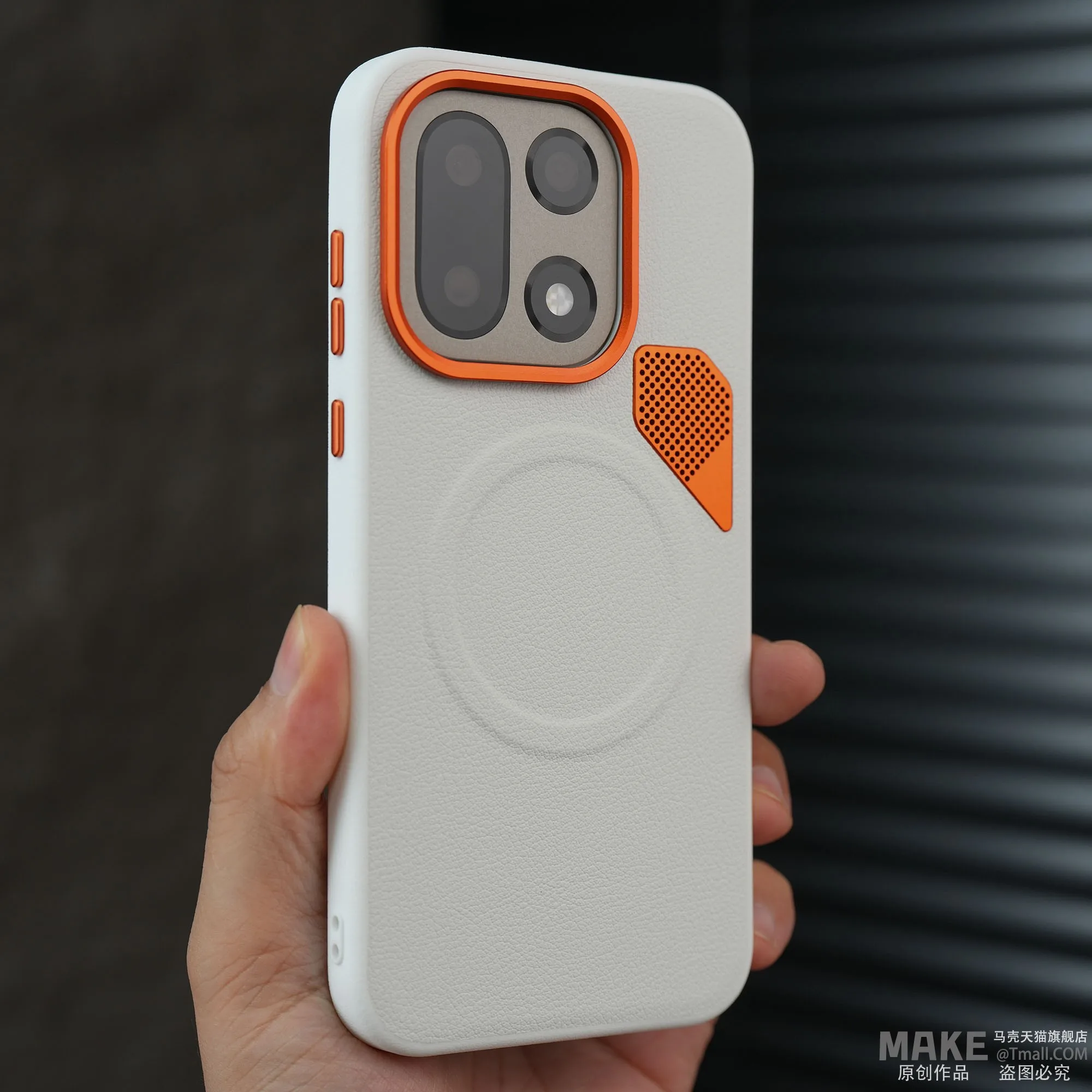 Etui na OnePlus 15, luksusowe, matowe, ze skóry PU, z magnetycznym zamknięciem, kompatybilne z bezprzewodowym ładowaniem, bumper, funda. — zdjęcie produktu 3
