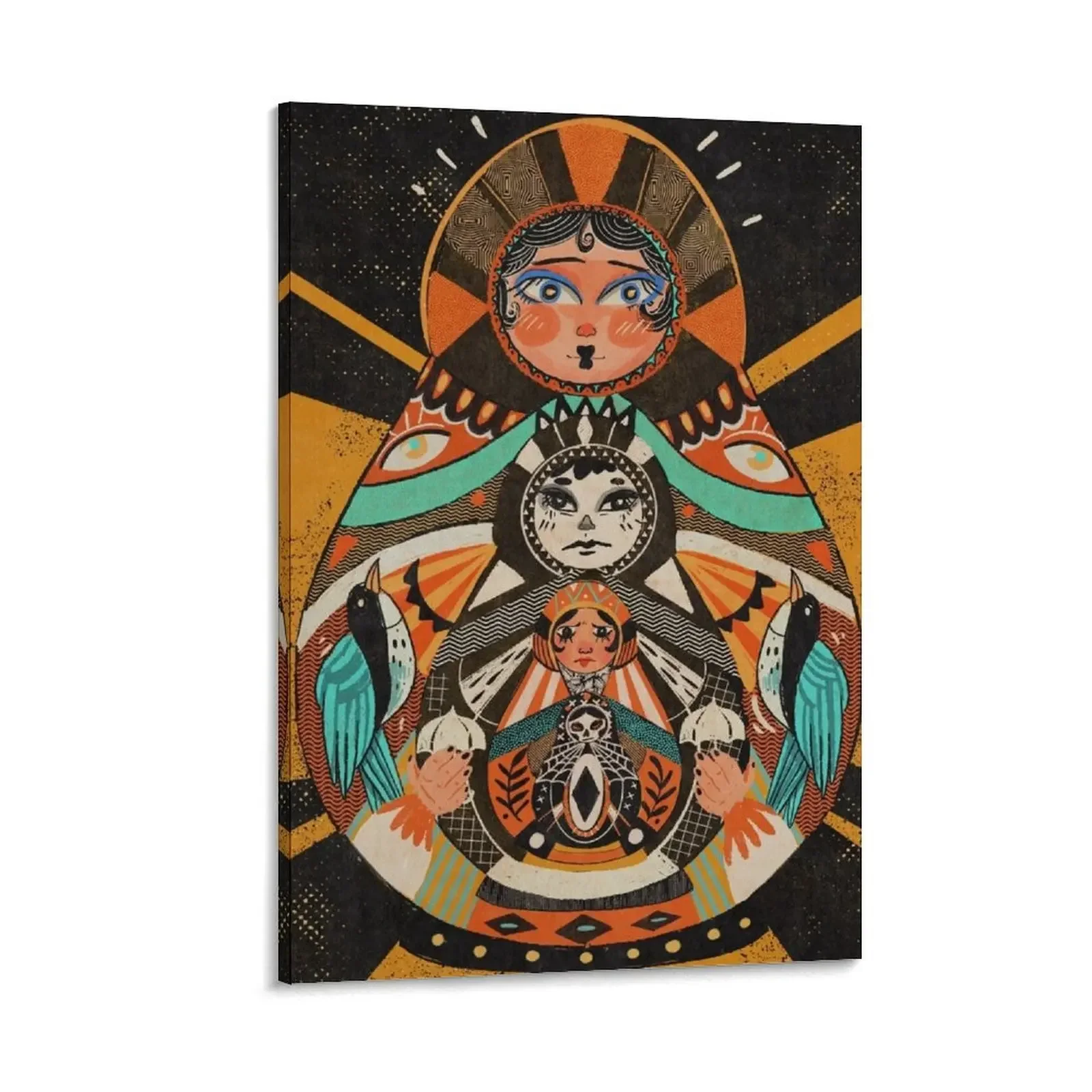 

Matrioska Canvas Painting wallpapers home decor vintage home decor wall decoration painting accessories for home decor