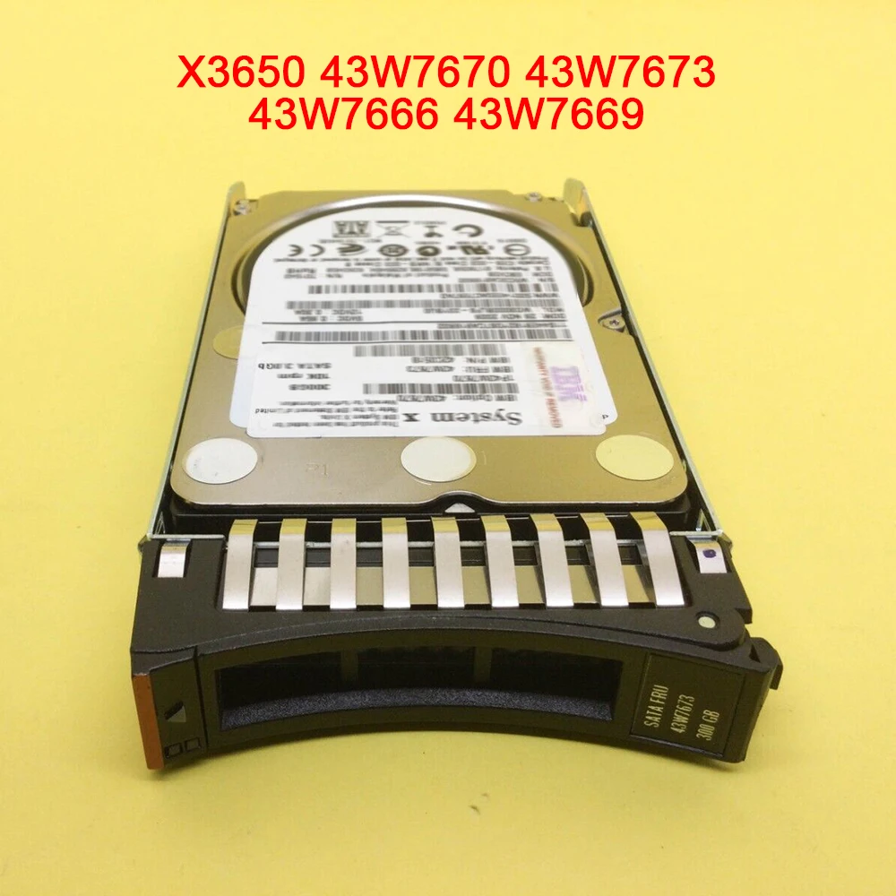 

For IBM X3650 43W7670 43W7673 43W7666 43W7669 300GB 10K SATA 2.5" Hard Disk