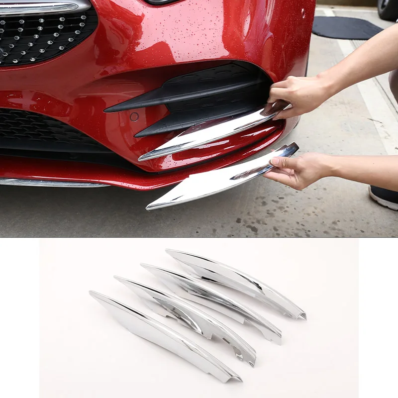 Für Mercedes Benz A-Klasse W177 V177 A180 A200 A220 A250 Auto Vordere Nebelscheinwerfer Lampenstreifen Zubehör Dekoration Verkleidung