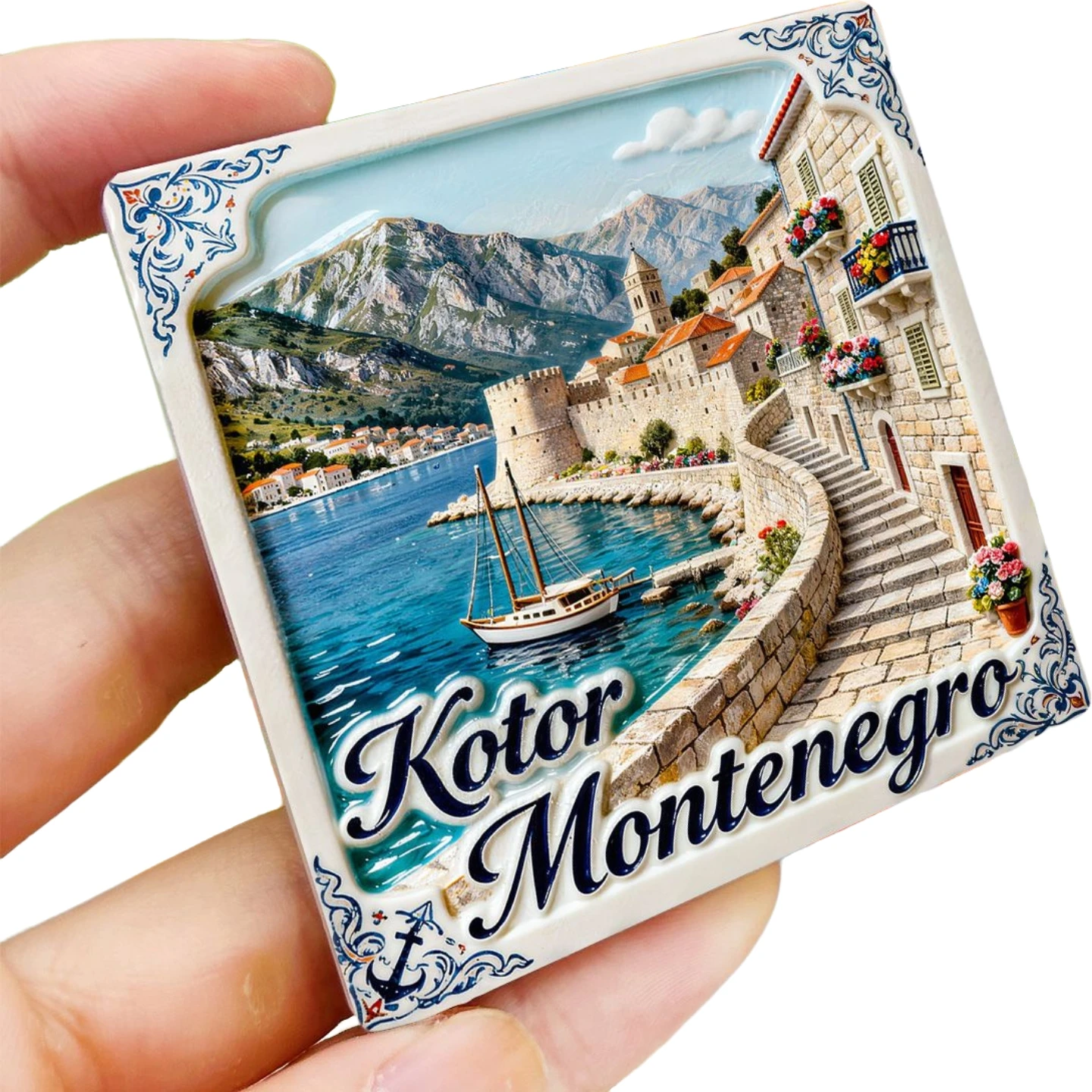 Europe Montenegro Ceramic Fridge Magnets Tourist Souvenirs Decoration Articles Handicraft