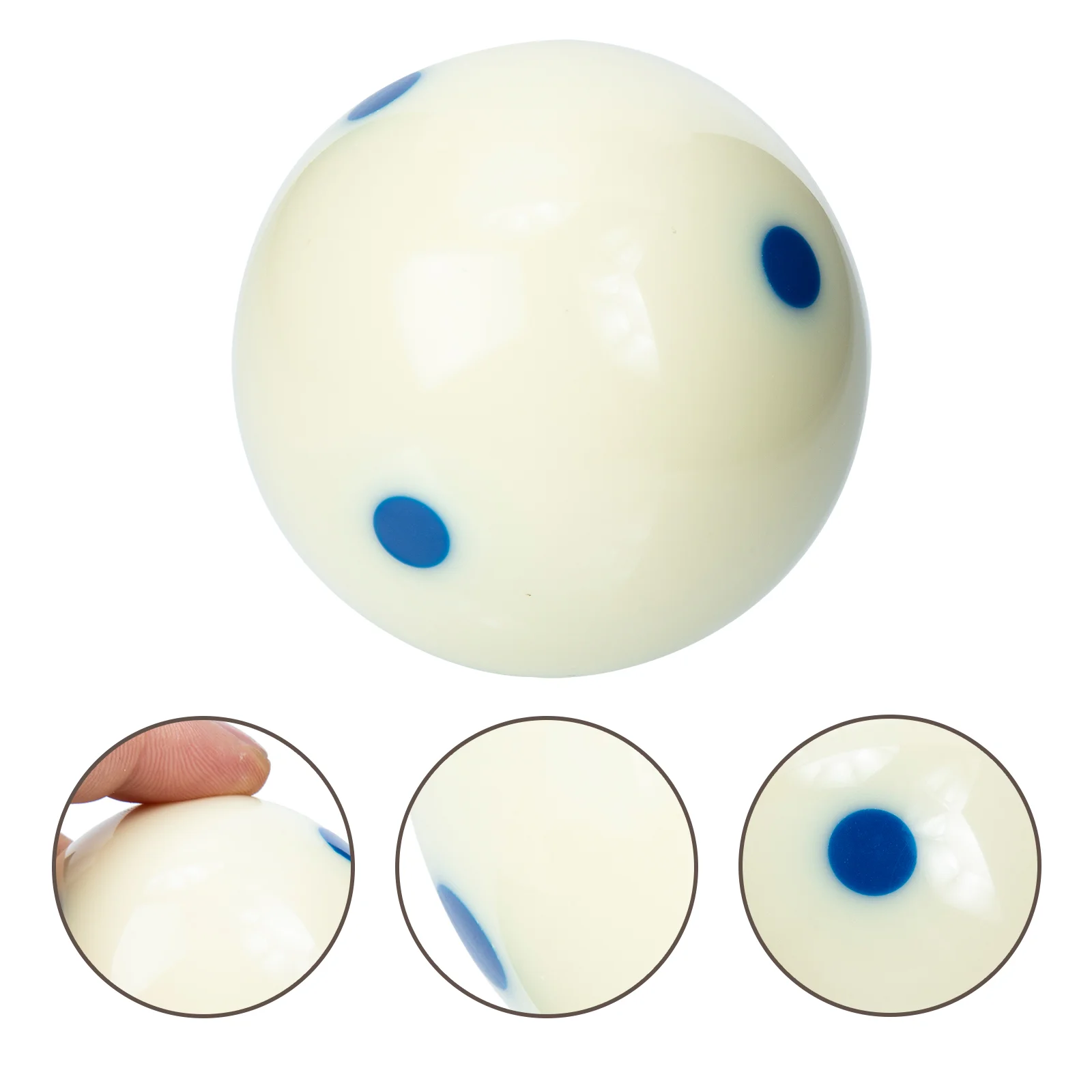 

Billiard Cue Ball Pool Balls Billiards Replace Professional Supply with Six Dots Resin