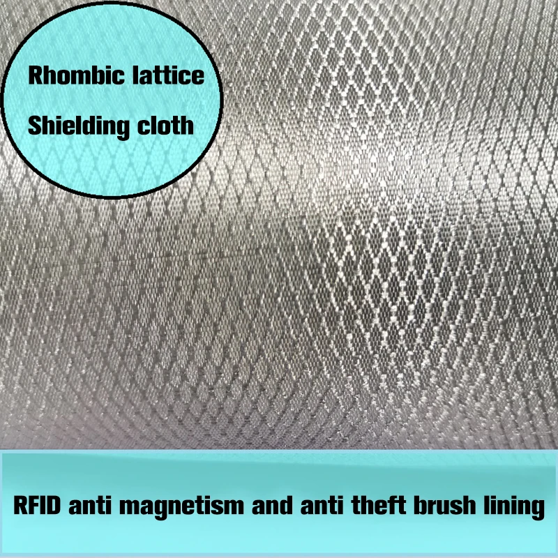 

RFID Shielding Fabric Anti-Radiation Electromagnetic Cloth for Linings Durable Anti-scanning RFID Shielding Faraday Fabric