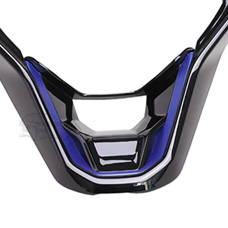 Suitable for Golf 8 Golf MK8 Golf 8 R Steering Wheel Decorative Frame in Blue, Equipped with Multifunctional Buttons on the Stee