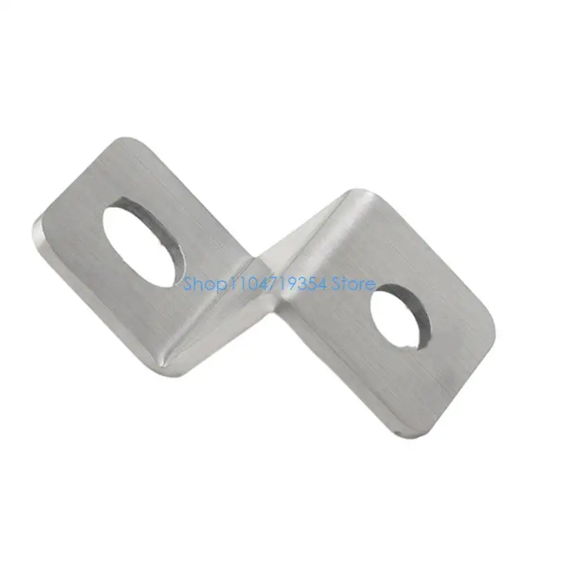 0XLD Heavy Meter Tarnish-No-Cost Steel U Clamp Right Slant Support For Secure Pipe Connection