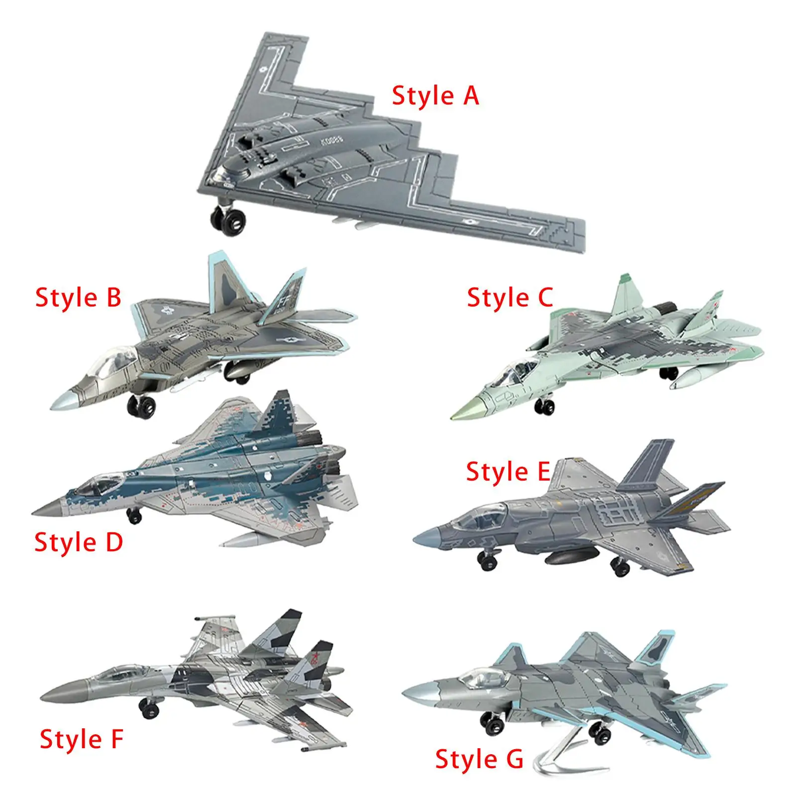 Fighter Plane Figures Aviation Commemorate Collectables Fighter Plane Model for Bedroom Desktop Office Living Room Table