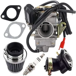 GY6 carburetor compatible with 150cc QMJ152/157 QMI152/157 4 Stroke Engines scooter ATV kart moped UTV 4 wheeler Kazuma Baja Kym