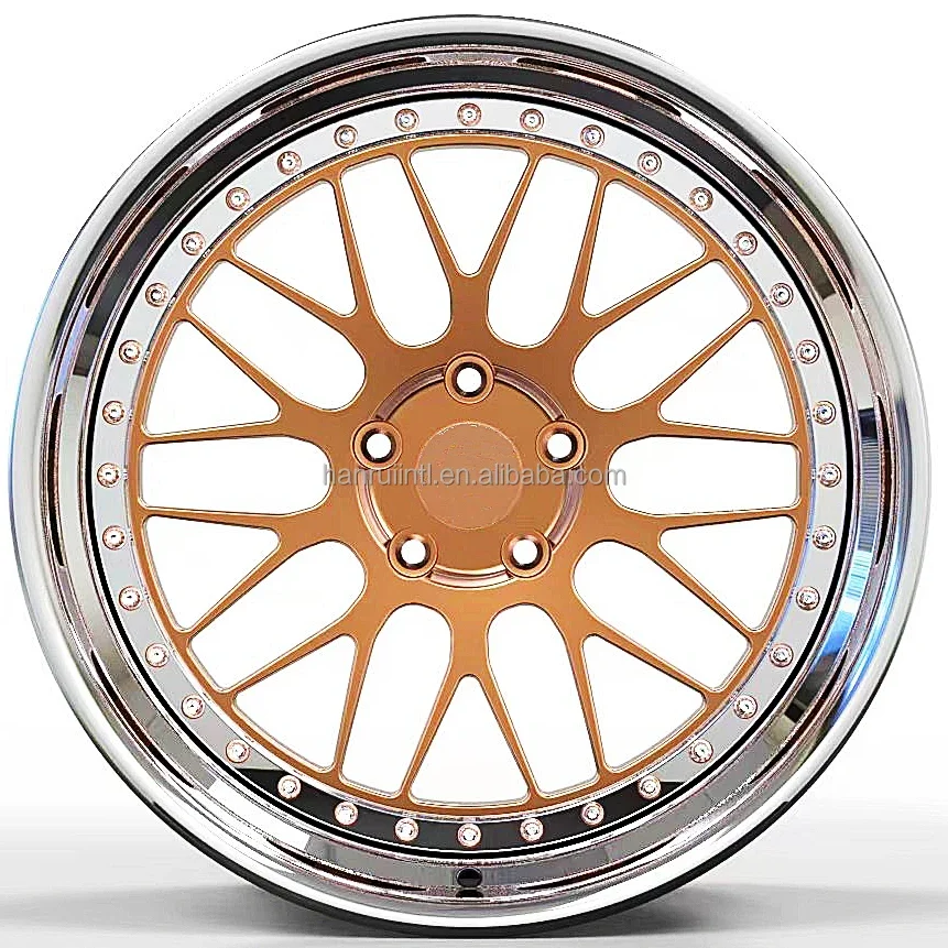 3 piece wheels forged deep dish concave rims 20 inch 5X120 5X130 for bmw porsche