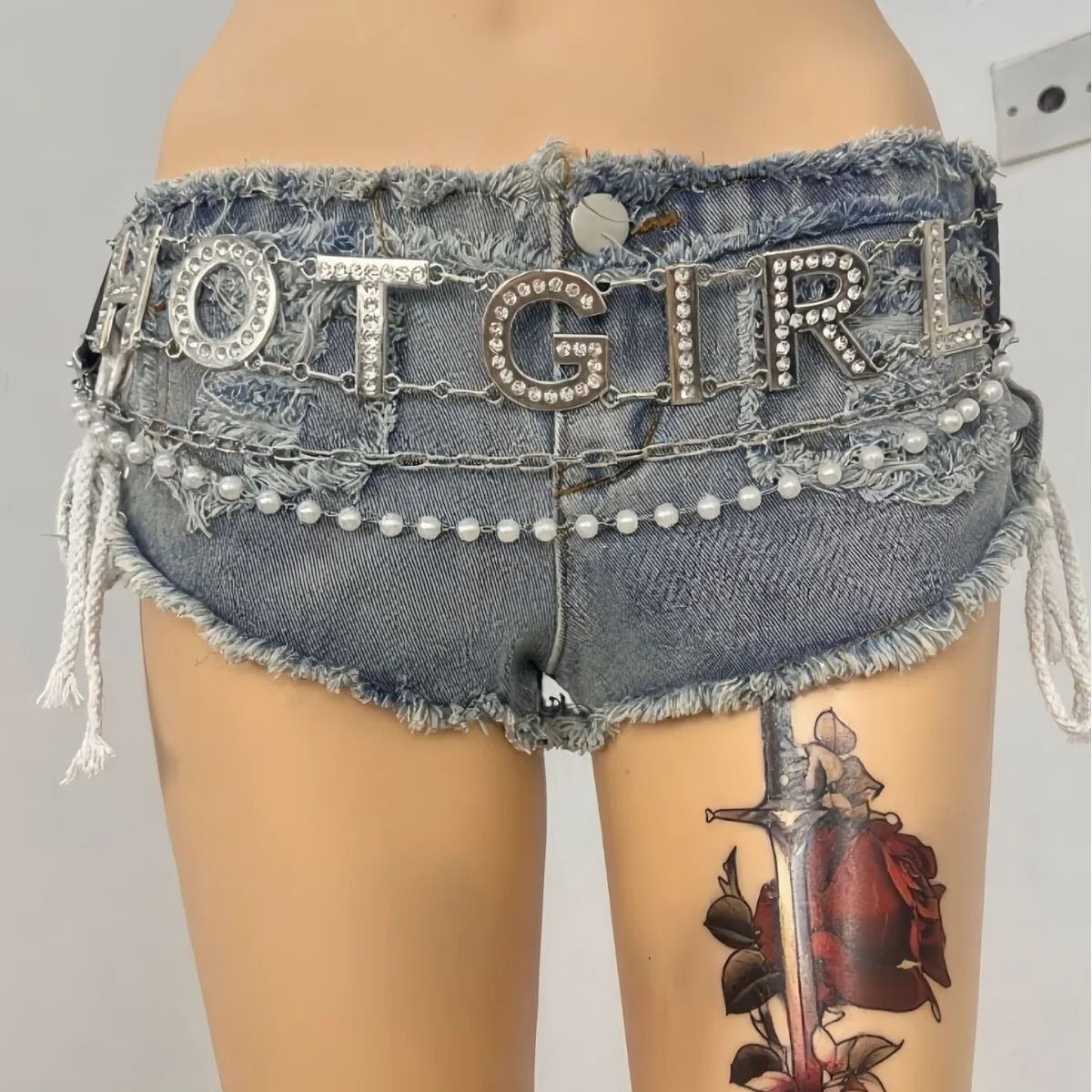 الأصلي حجر الراين D.I.A رسالة معدنية لامعة الماس حزام على شكل سلسلة الخصر ملحق Aliexpress رائجة البيع مصدر عبر الحدود #3