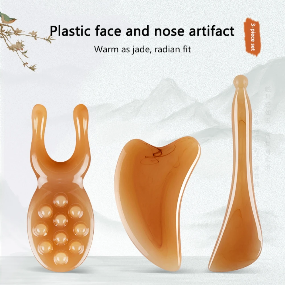 Gua Sha Facial Tools Face&Body Relieve Rhinitis Tensions And Reduce Puffiness Guasha Tool for Face Gua Sha Massage Tool