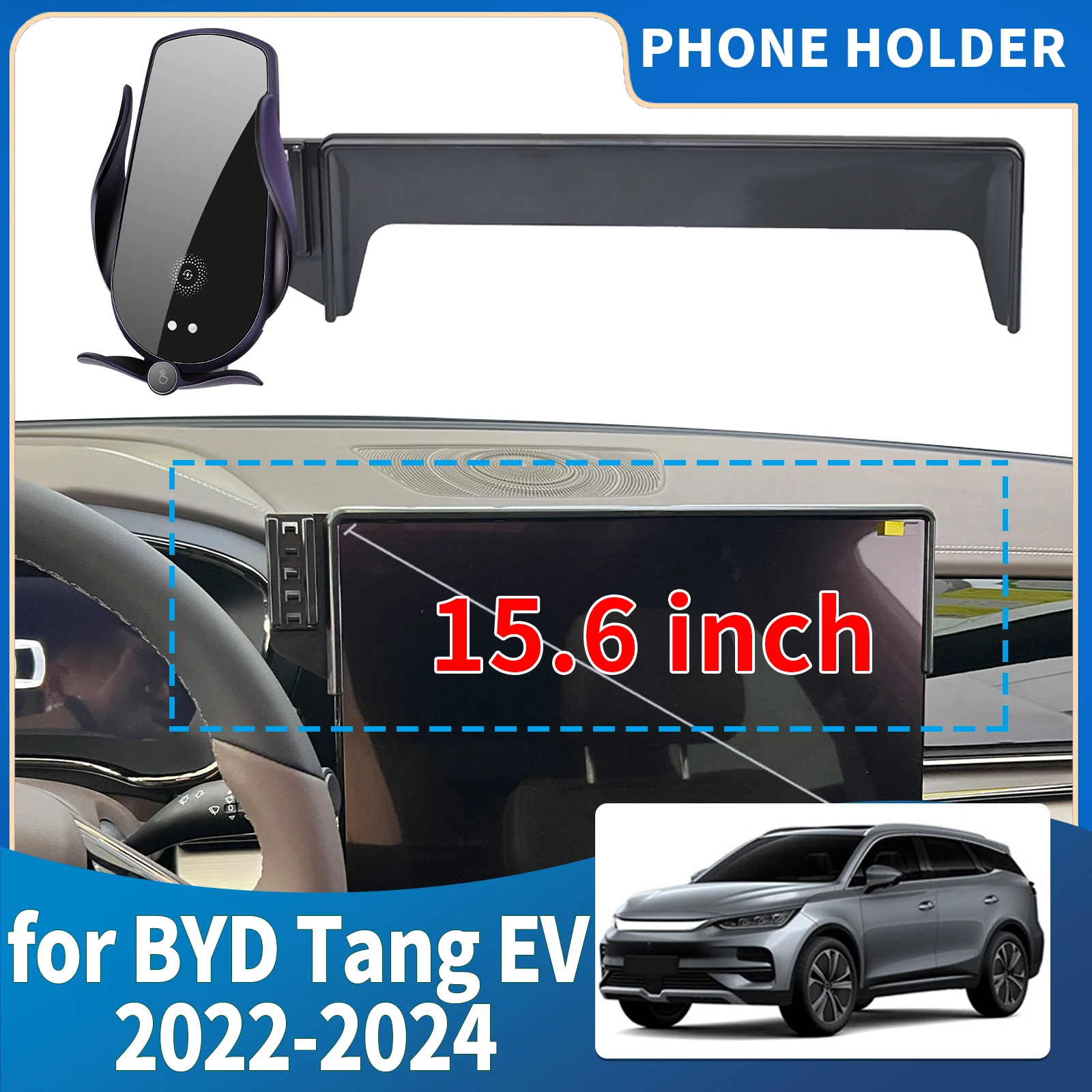 

fit for BYD Tang EV 2022 2023 2024 15.6inch ​​​​Integrated Screen Mount Phone Holder Mount Car accessoires