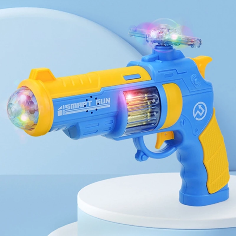 Toy Handgun for Kids with Light and Realistic Firing Sounds for Boys Kid's Musical Light Up Handgun D5QF