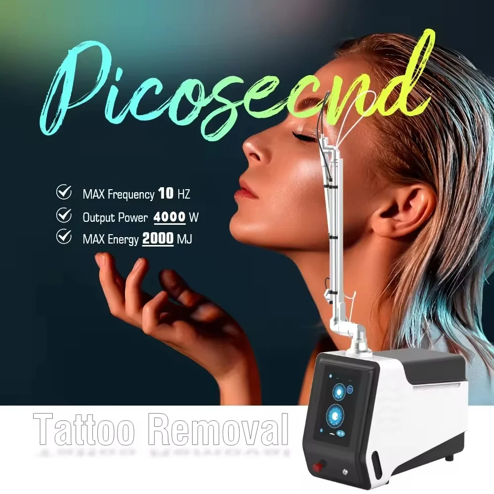 755nm Picosecond Q‑Switch        – Professional Tattoo Removal Machine for Salon & Skin Resurfacing