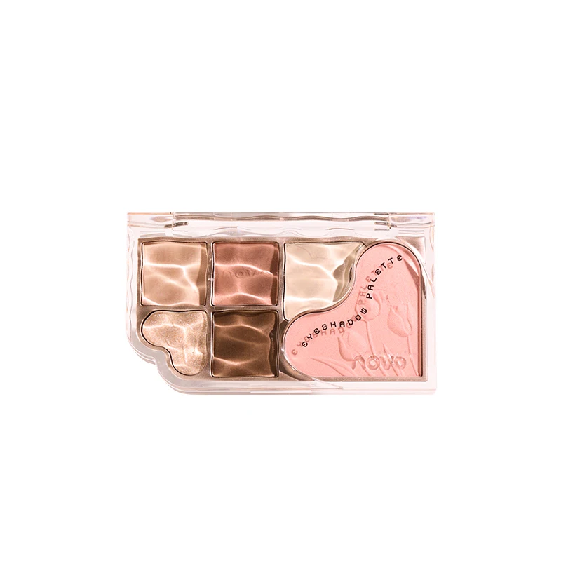 

~Eyeshadow disc Earth color matte bead glitter Brightening blush Highlight grooming integrated disc Makeup novice